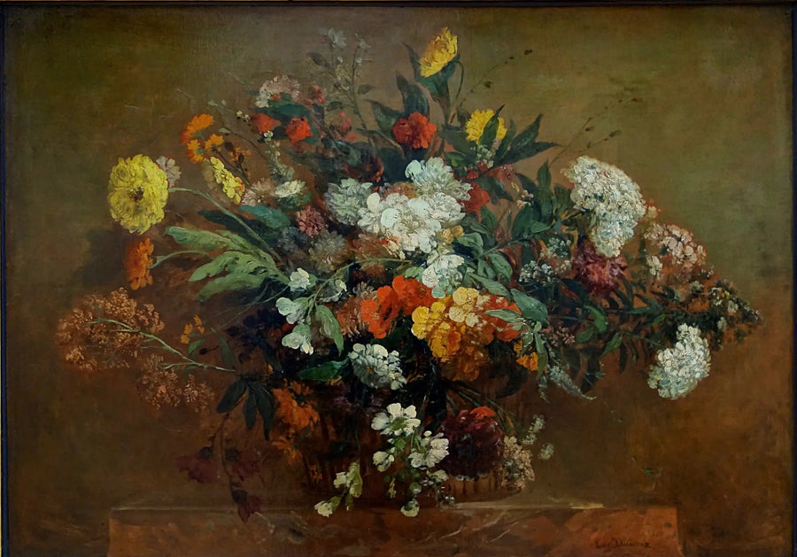 Boeket van veldbloemen - Eugène Delacroix