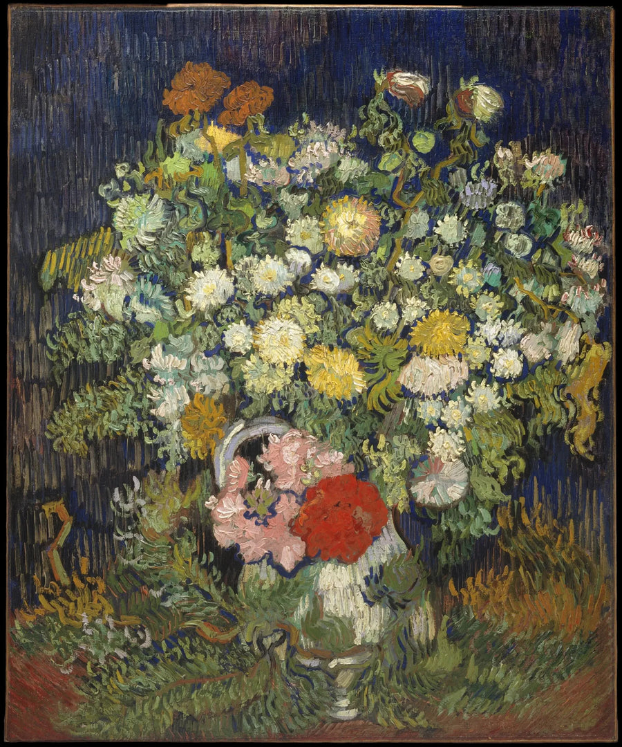 Bloemboeket in een vaas - Vincent van Gogh