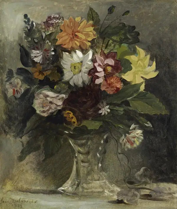 Bloemboeket - Eugène Delacroix