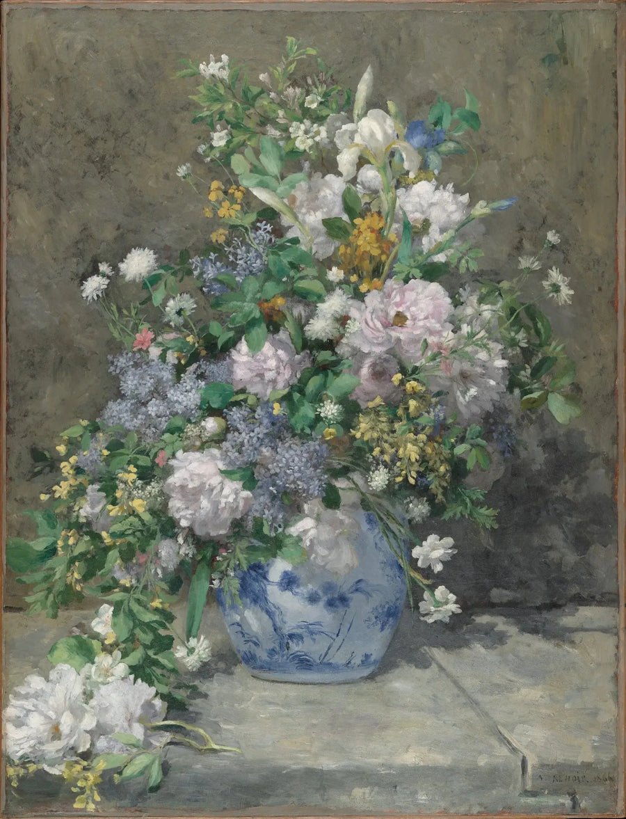 Lente boeket - Pierre-Auguste Renoir