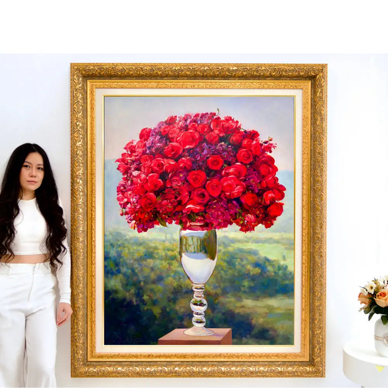 Boeket rozen | 100x130cm