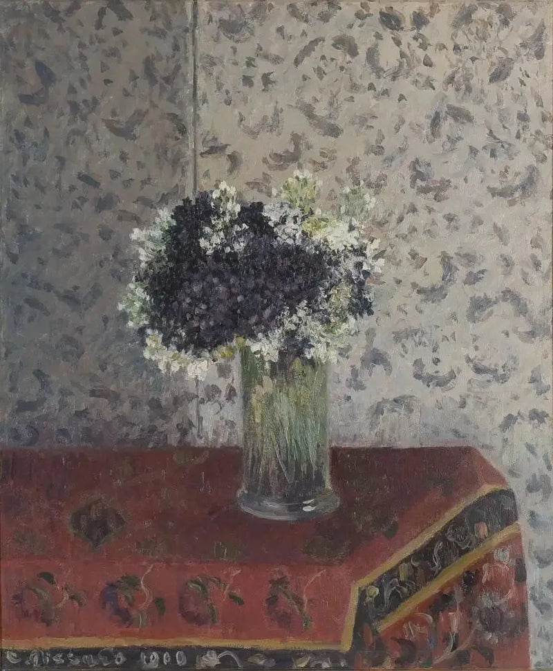 Boeket van viooltjes - Camille Pissarro