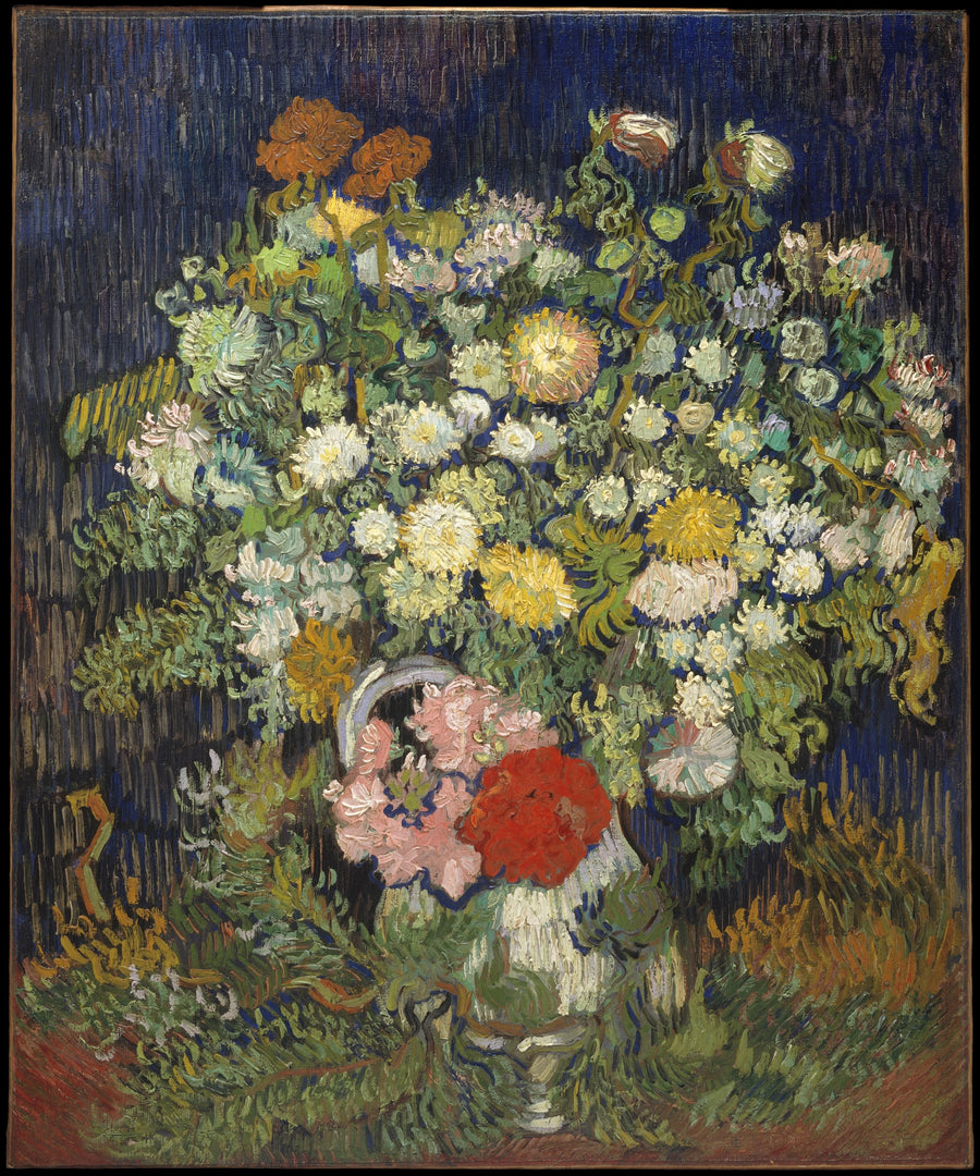 Bloemboeket in een vaas - Vincent van Gogh