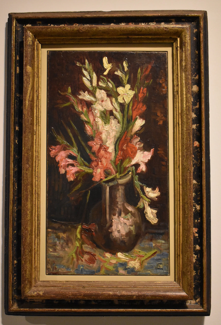 Boeket van gladiolen in verschillende kleuren - Vincent van Gogh