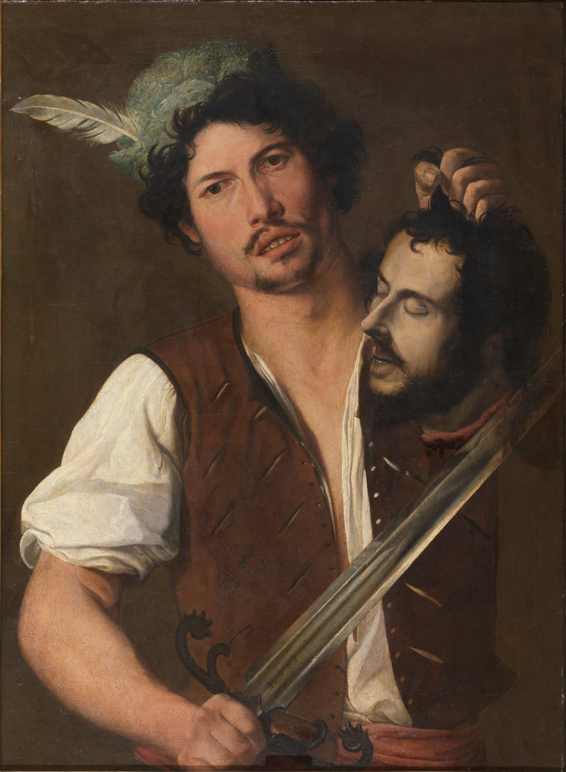 Beul met het hoofd van Johannes de Doper - Orazio Gentileschi