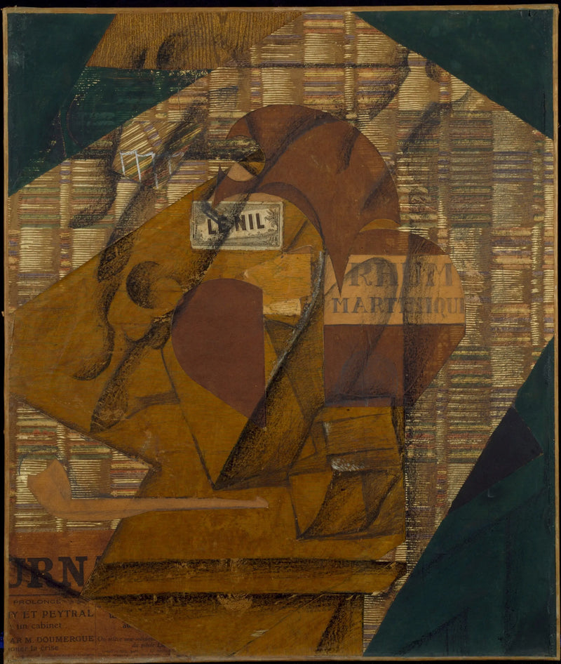 Fles rum en Journal - Juan Gris