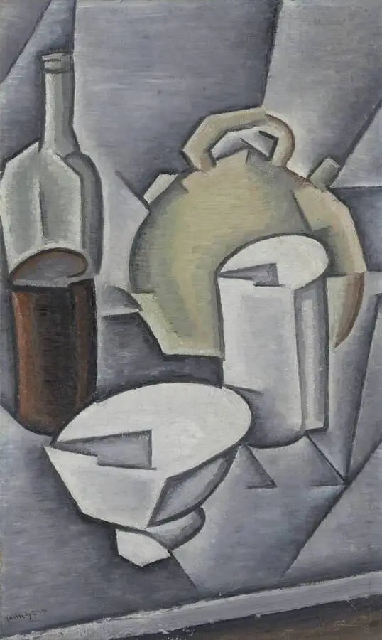 Fles en kan - Juan Gris