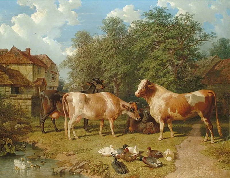 Runderen en eenden - John Frederick Herring, Sr.

Source:
Bovins et canards - John Frederick Herring, Sr.