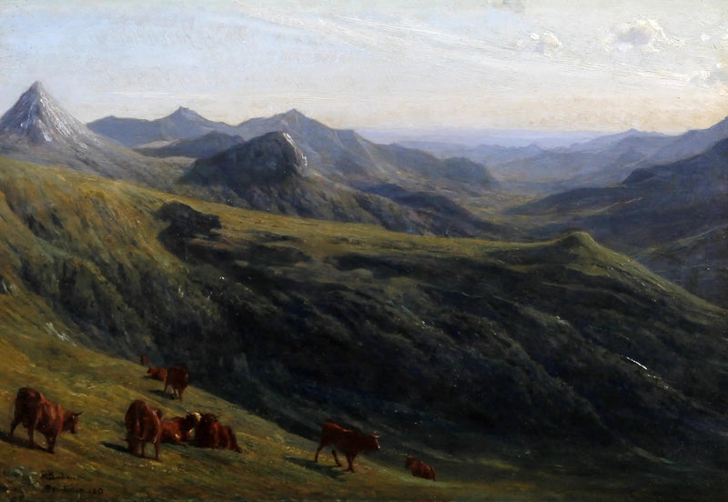Runderen op een heuvel - Rosa Bonheur