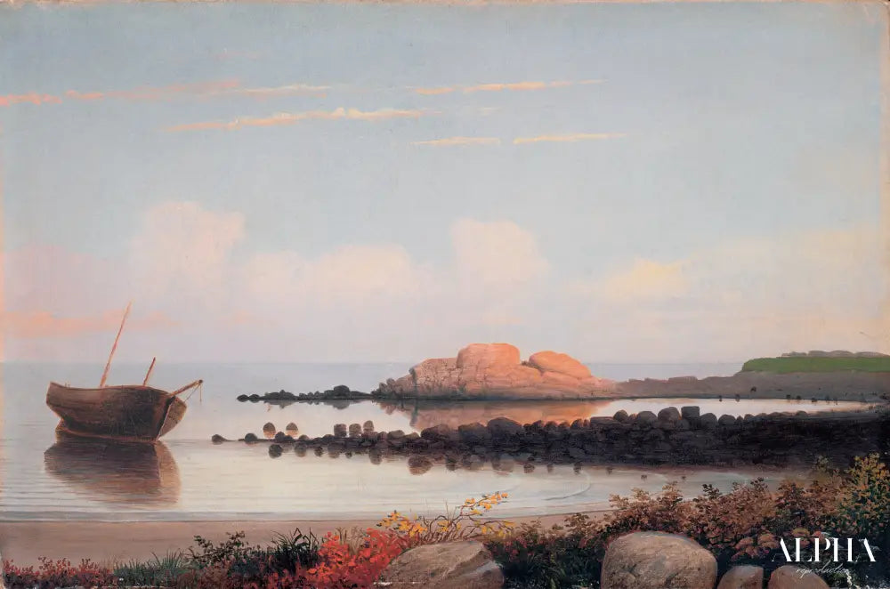 Brace's Rock, Eastern Point, Gloucester, vers 1864 - Fitz Henry Lane - Reproductions de tableaux et peintures haut de gamme