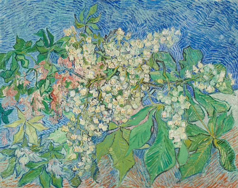 Bloeiende kastanjeboomtakken - Vincent van Gogh
