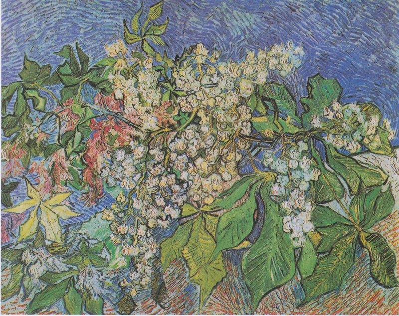 Bloeiende kastanjeboomtakken - Vincent van Gogh