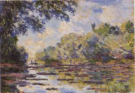 Arm van de Seine in Giverny - Claude Monet