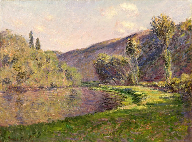 De Arm van Jeufosse, late namiddag effect - Claude Monet