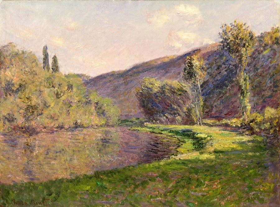 De Arm van Jeufosse, late namiddag effect - Claude Monet