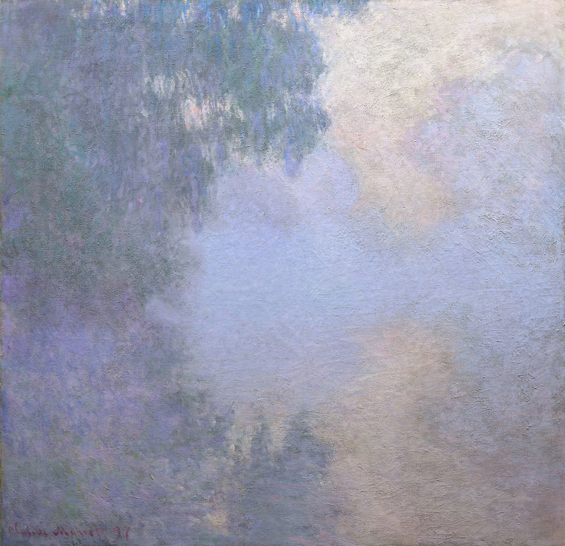 Bras de Seine, mist, Chicago W1475 - Claude Monet