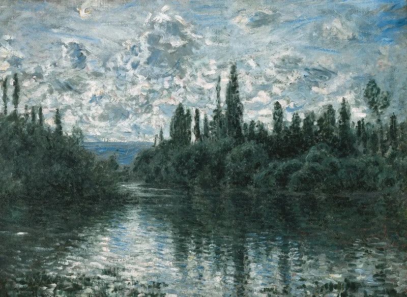 Bras de la Seine bij Vétheuil W482 - Claude Monet