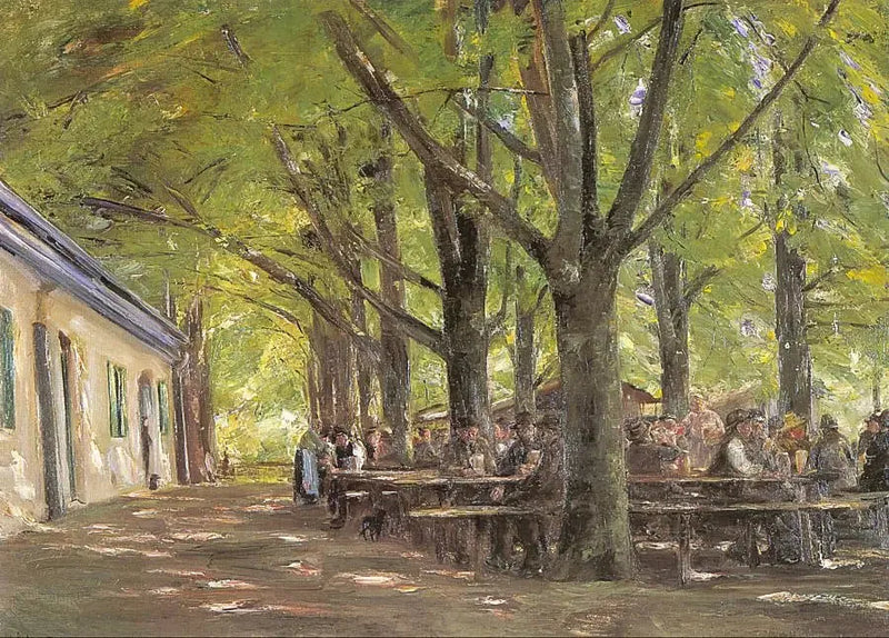 brasserie van het platteland in Brannenbourg - Max Liebermann