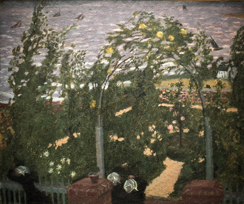 Bretonse onder de pergola - Maurice Denis