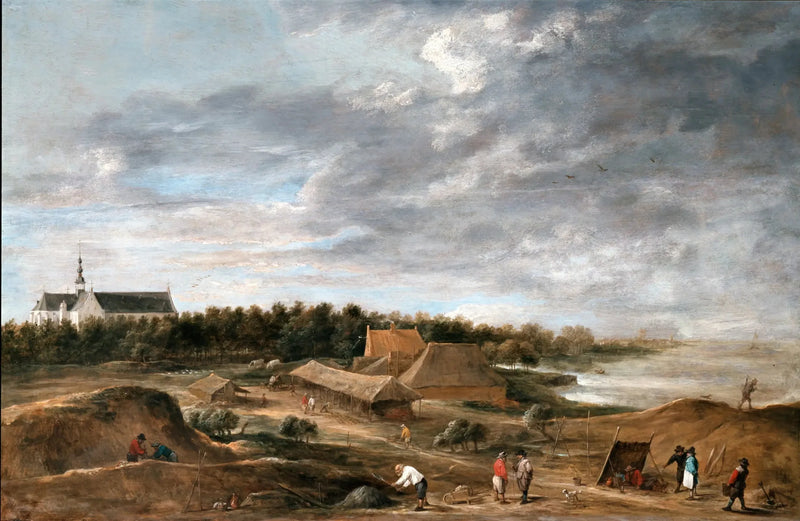 Baksteenfabrieken nabij Hemiksem - David Teniers de Jonge

Source:
Briqueteries près de Hemiksem - David Teniers le Jeune