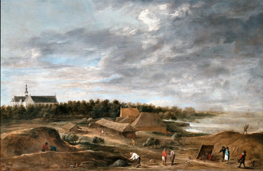 Baksteenfabrieken nabij Hemiksem - David Teniers de Jonge

Source:
Briqueteries près de Hemiksem - David Teniers le Jeune