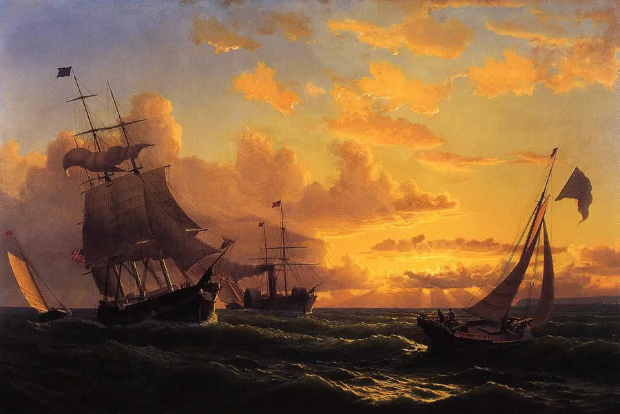 Brise fraîche de Sandy Hook - William Bradford