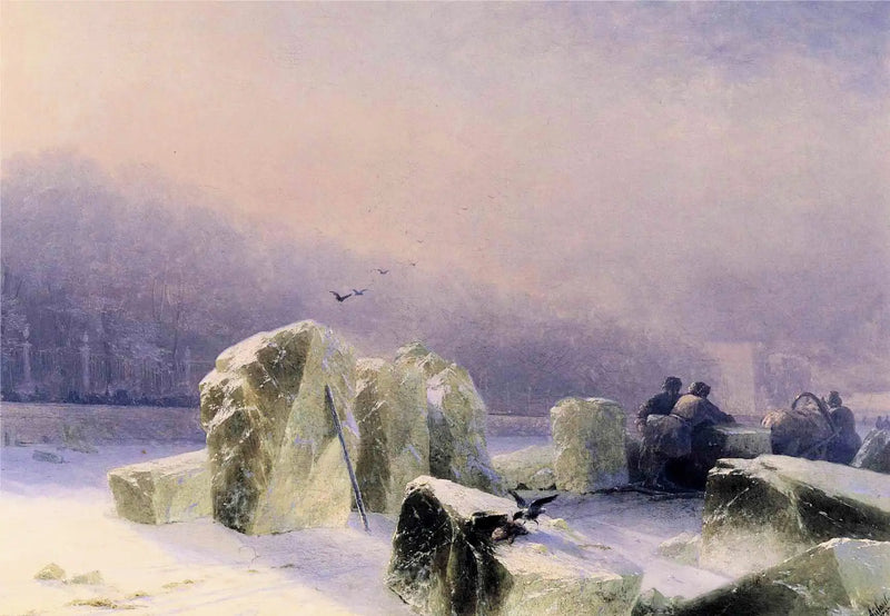IJskrabber op het bevroren Neva in Sint-Petersburg - Ivan Aïvazovski

Source:
Brise-glace sur la Neva gelée à Saint-Pétersbourg - Ivan Aïvazovski
