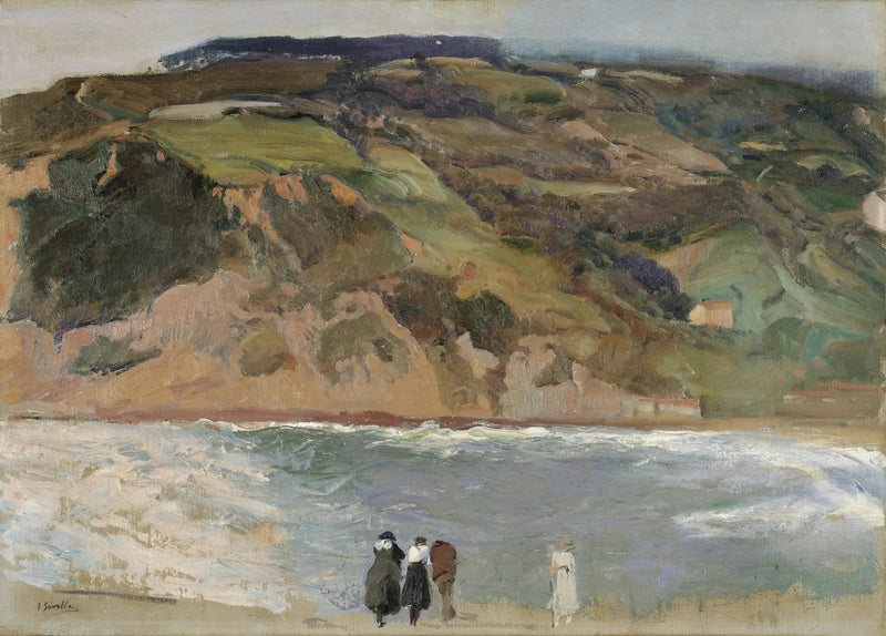 Golfbreker in San Sebastián - Joaquín Sorolla