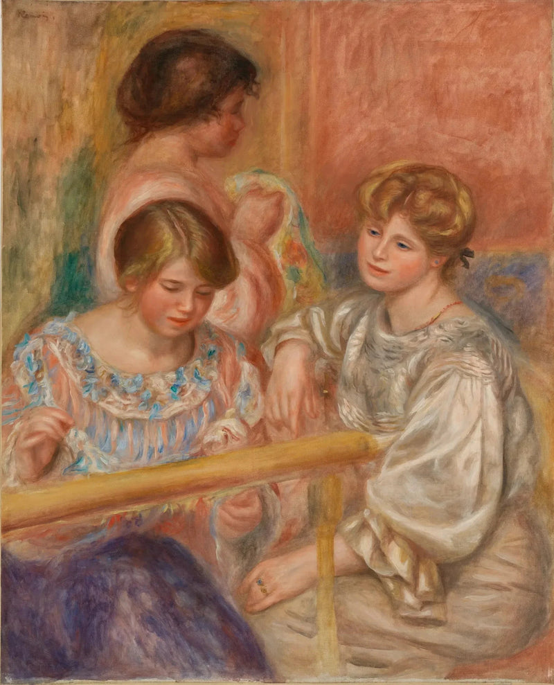 De Borduursters - Pierre-Auguste Renoir