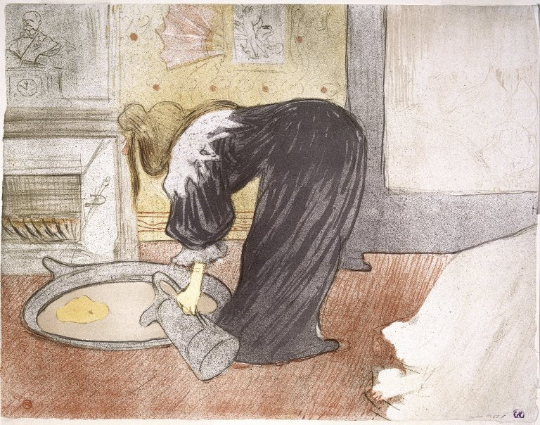 Elles : Femme au tub - Henri de Toulouse-Lautrec