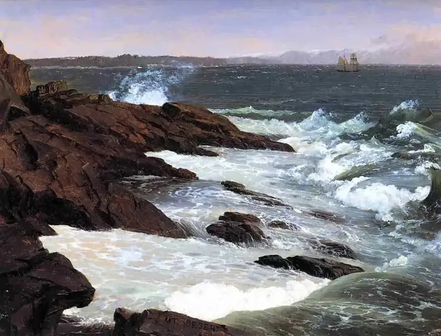 Mist op de open zee bij Mont Désert - Frederic Edwin Church

Source:
Brouillard au large de Mont Désert - Frederic Edwin Church