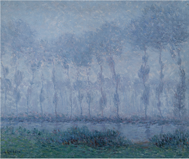 Mist op de Eure, Saint-Cyr - Gustave Loiseau