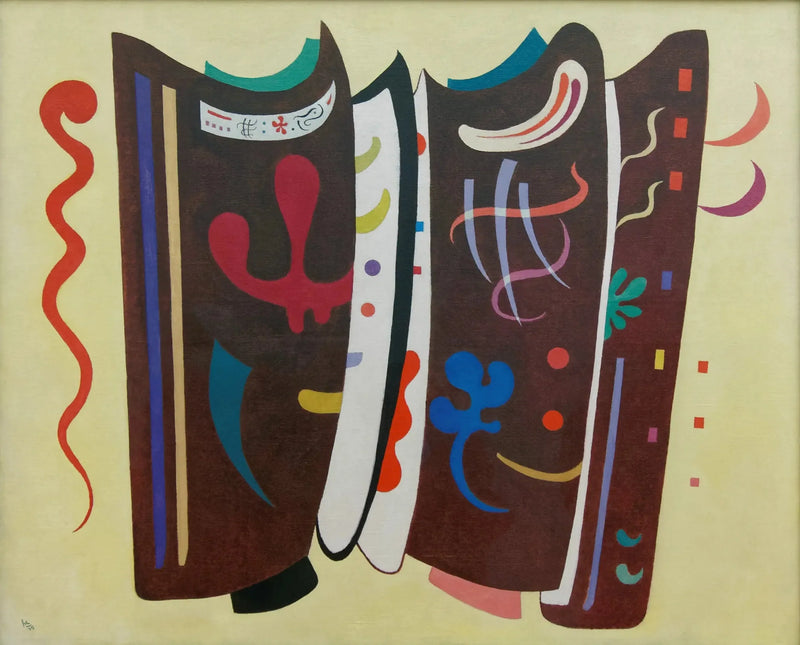 Brun aangevuld - Vassily Kandinsky