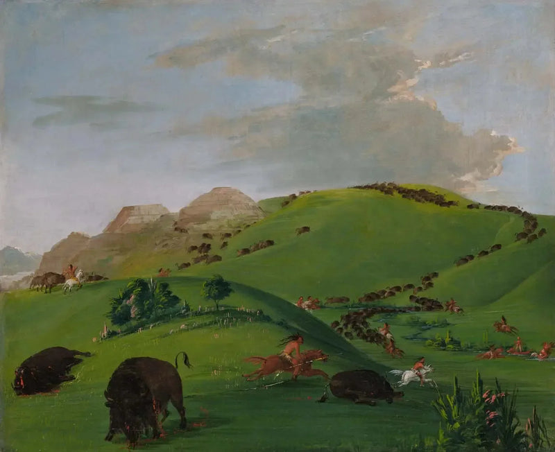 Buffalo Chase, Yellowstone-embouchure - George Catlin

Source:
Buffalo Chase, embouchure du Yellowstone - George Catlin