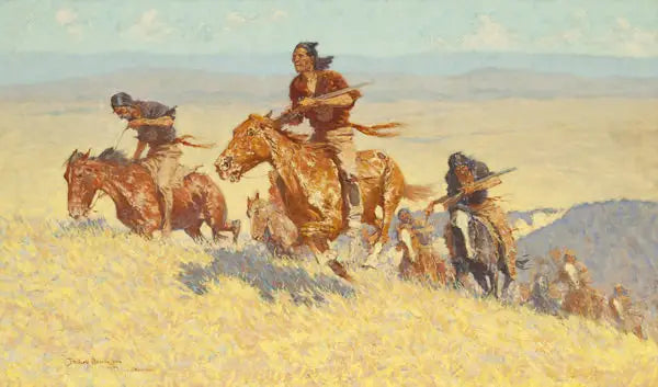Buffalo Runners - Big Horn-bassin - Frederic Remington

Source:
Buffalo Runners - Bassin de Big Horn - Frederic Remington
