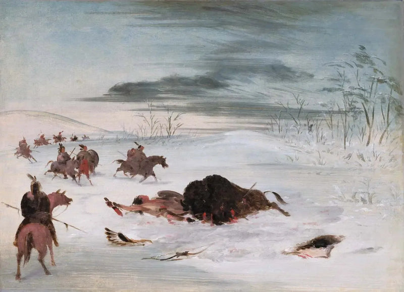 Stervende mannelijke buffel in een sneeuwbank - George Catlin

Source:
Buffle mâle mourant dans une congère - George Catlin