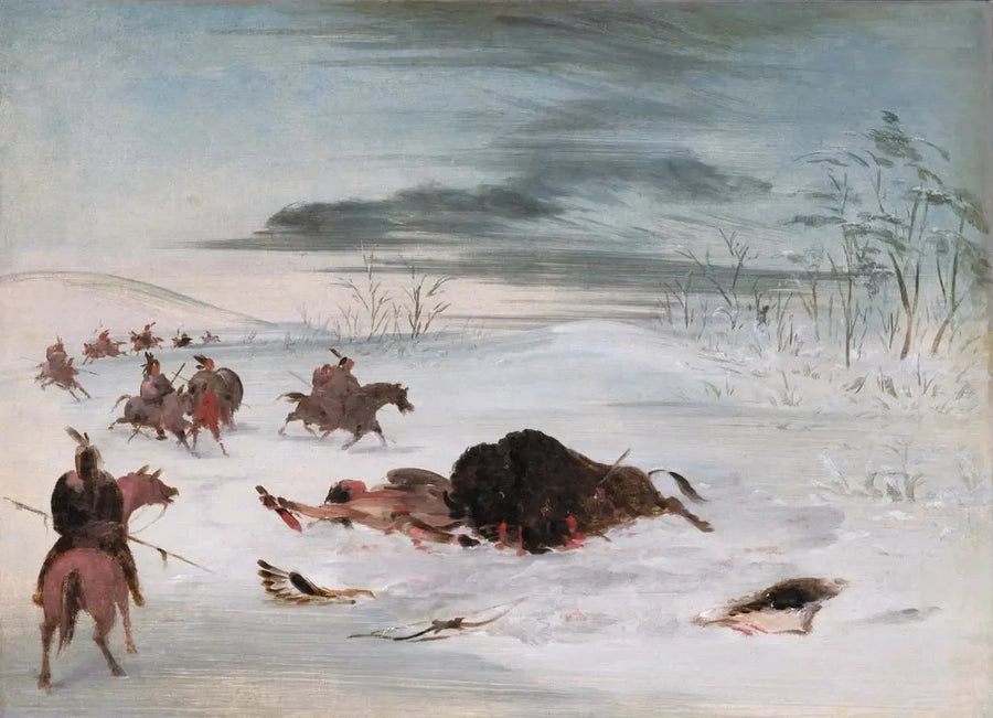Stervende mannelijke buffel in een sneeuwbank - George Catlin

Source:
Buffle mâle mourant dans une congère - George Catlin