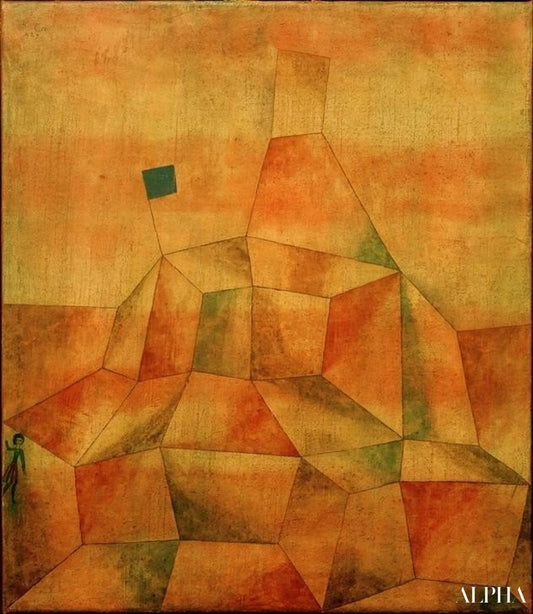 Burghuegel, 1929 - Paul Klee - Reproducties van schilderijen en hoogwaardige schilderijen