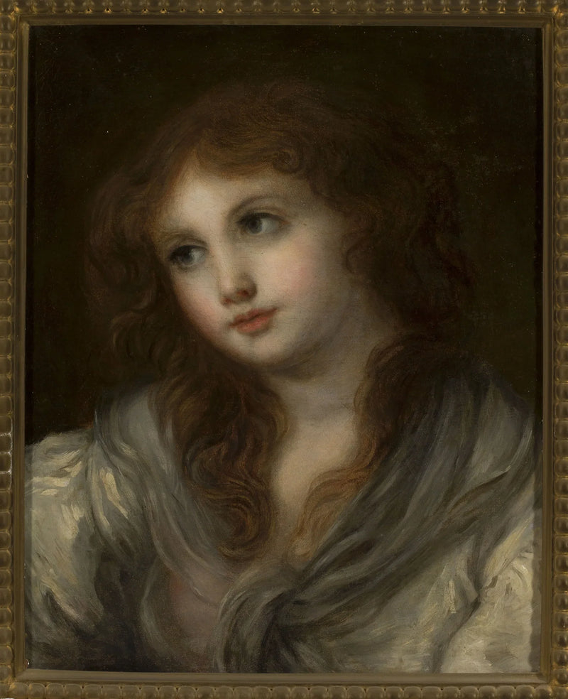 Buste van een meisje - Jean-Baptiste Greuze