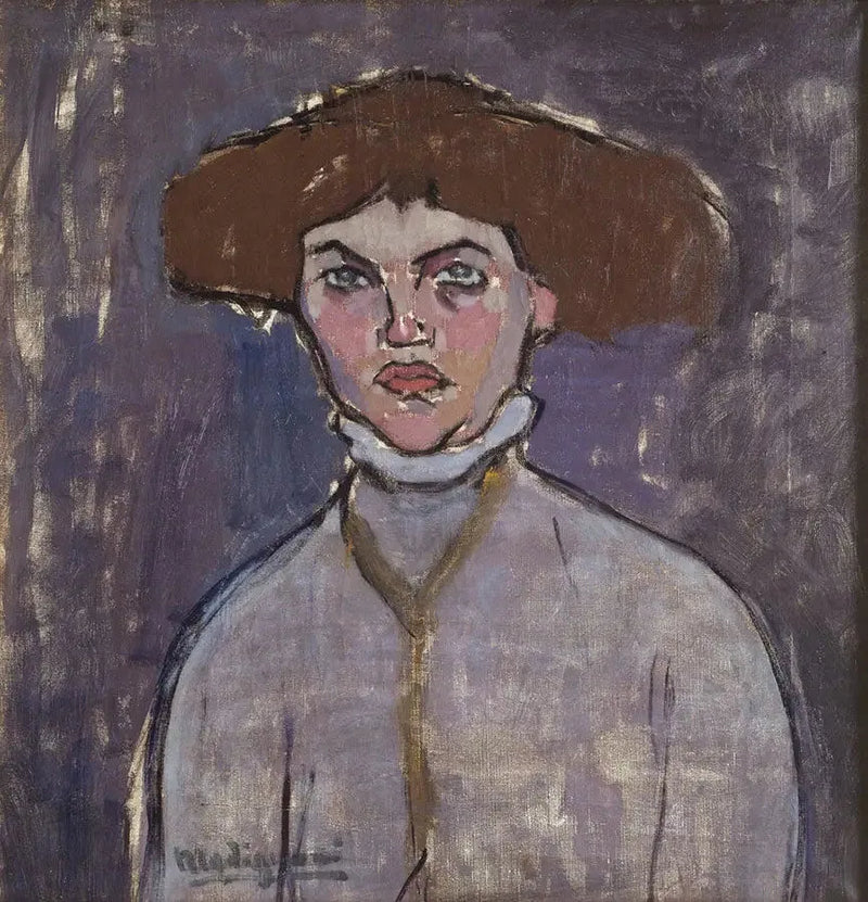 Buste van een jonge vrouw - Amedeo Modigliani