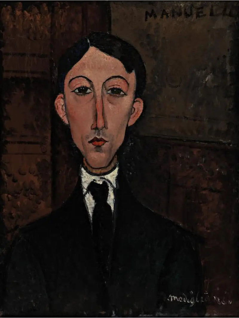 Buste van Manuel Humbert - Amedeo Modigliani