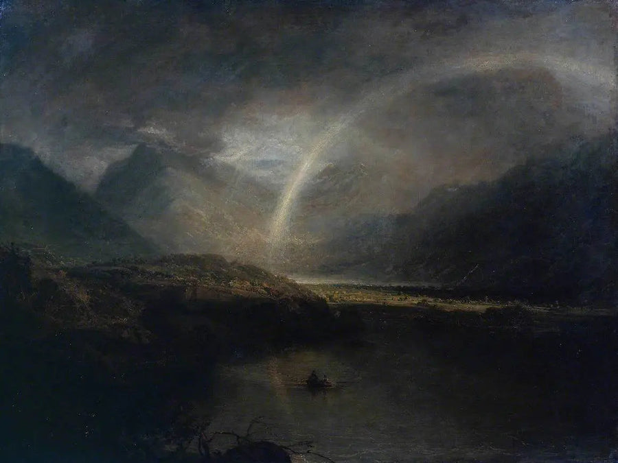 Buttermeremeer, met een deel van Cromackwater, Cumberland, een bui - J. M. W. Turner