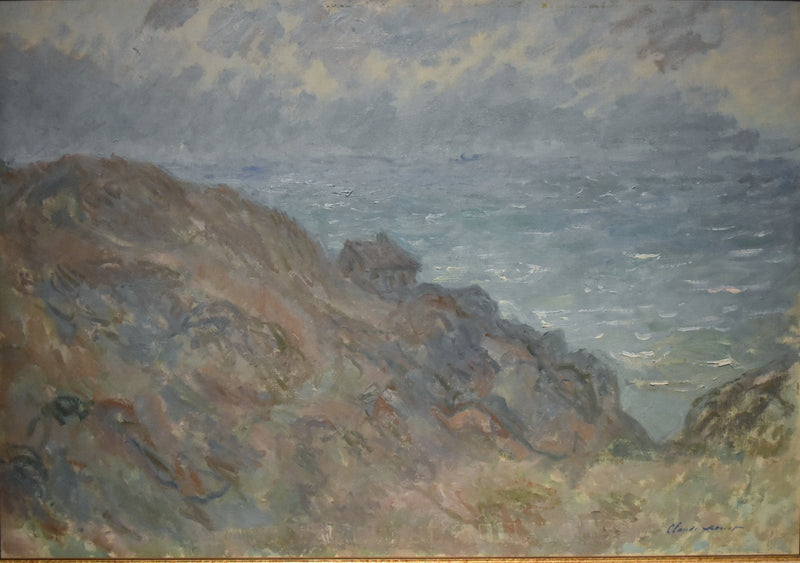 Cottage op de kliffen nabij Varengeville - Claude Monet