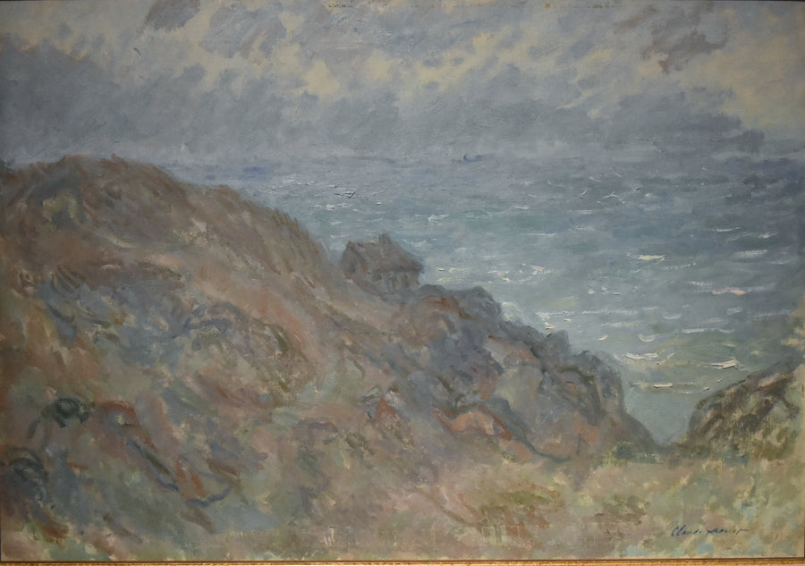 Cottage op de kliffen nabij Varengeville - Claude Monet