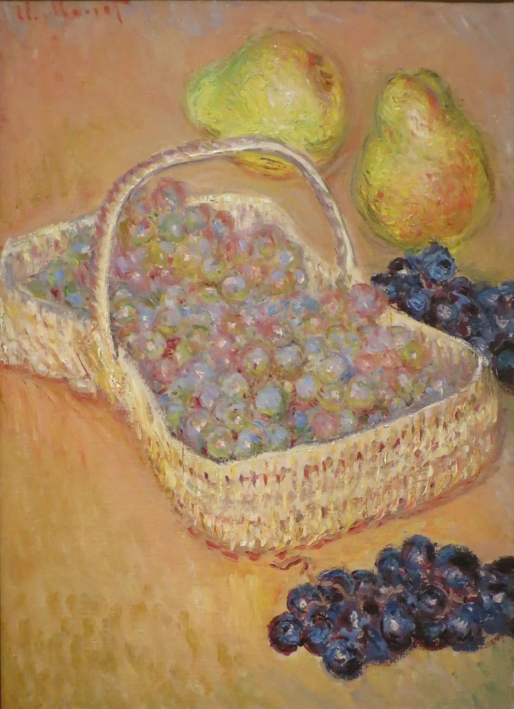 Reproduction du tableau « Caches de raisins - Claude Monet » par Alpha Reproduction en peinture à l’huile