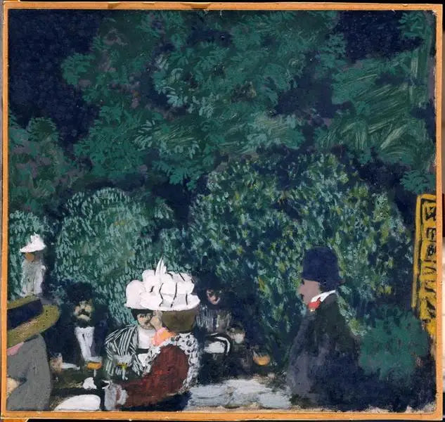 Café au bois de Boulogne - Édouard Vuillard
