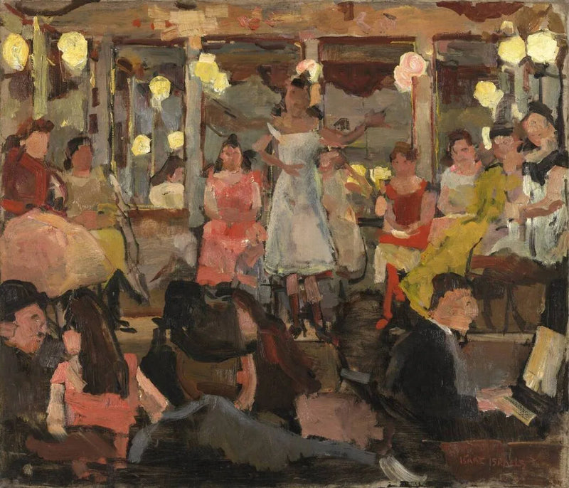 Café-Chantant bij Nes in Amsterdam - Isaac Israëls