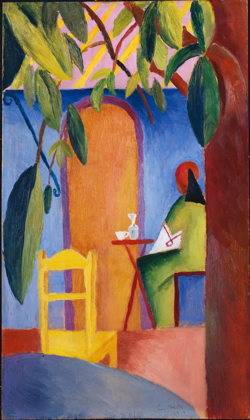 Turkse koffie - August Macke