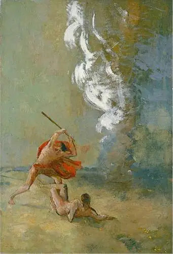 Kain en Abel - Odilon Redon