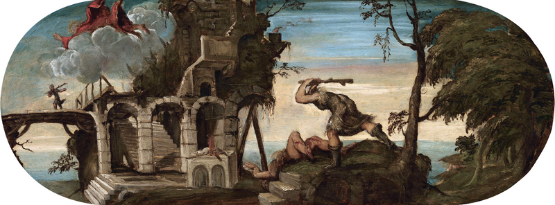 Kain doodt Abel - Jacopo Tintoretto